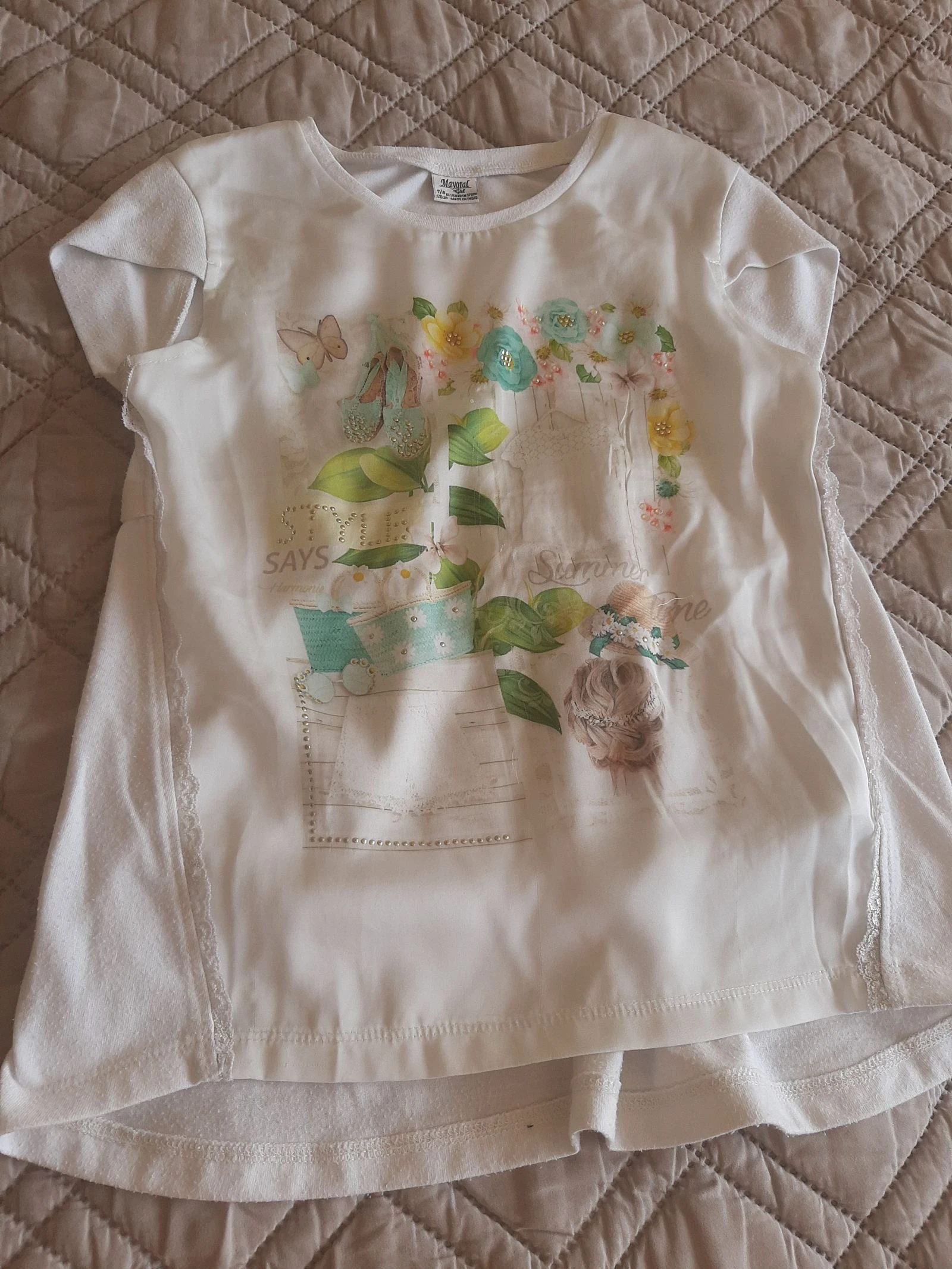Girls' T-shirt 8 years Mayoral – photo 2